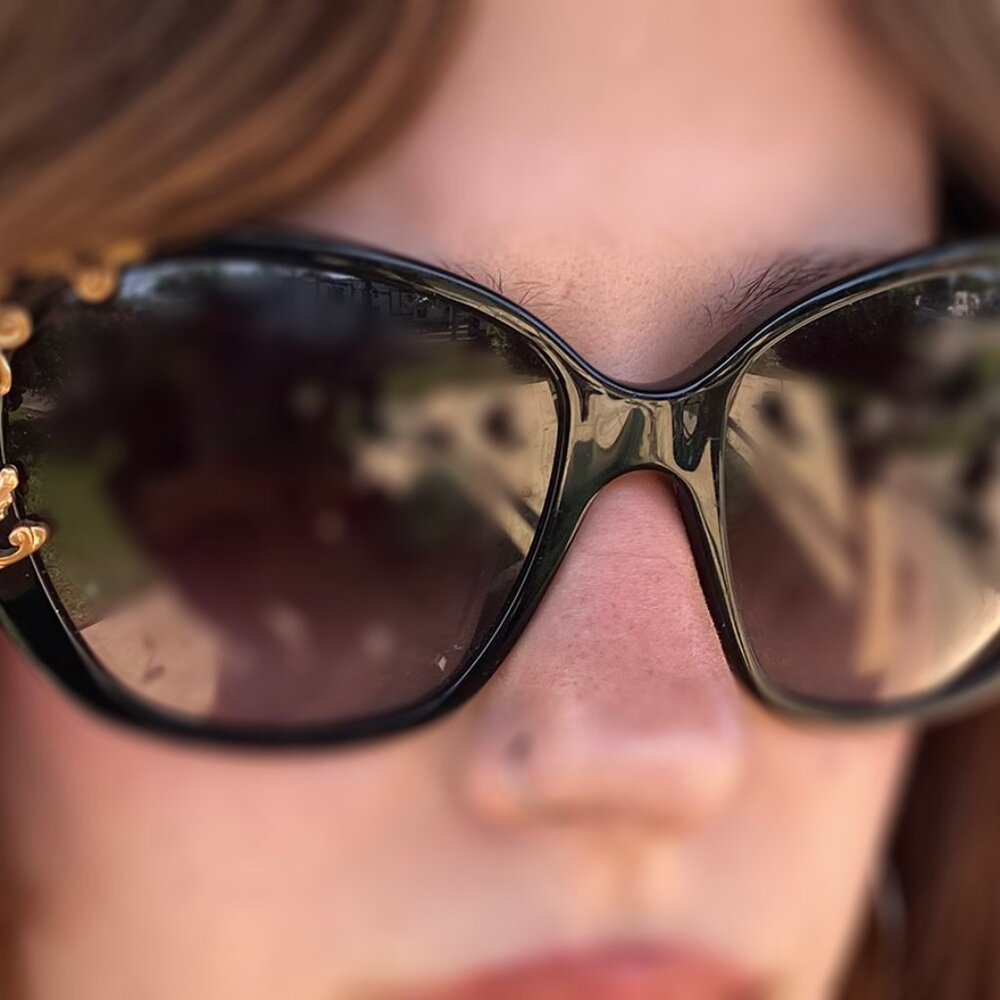 Dolce & Gabbana Women's Black Sunglasses - Picture 2 of 6